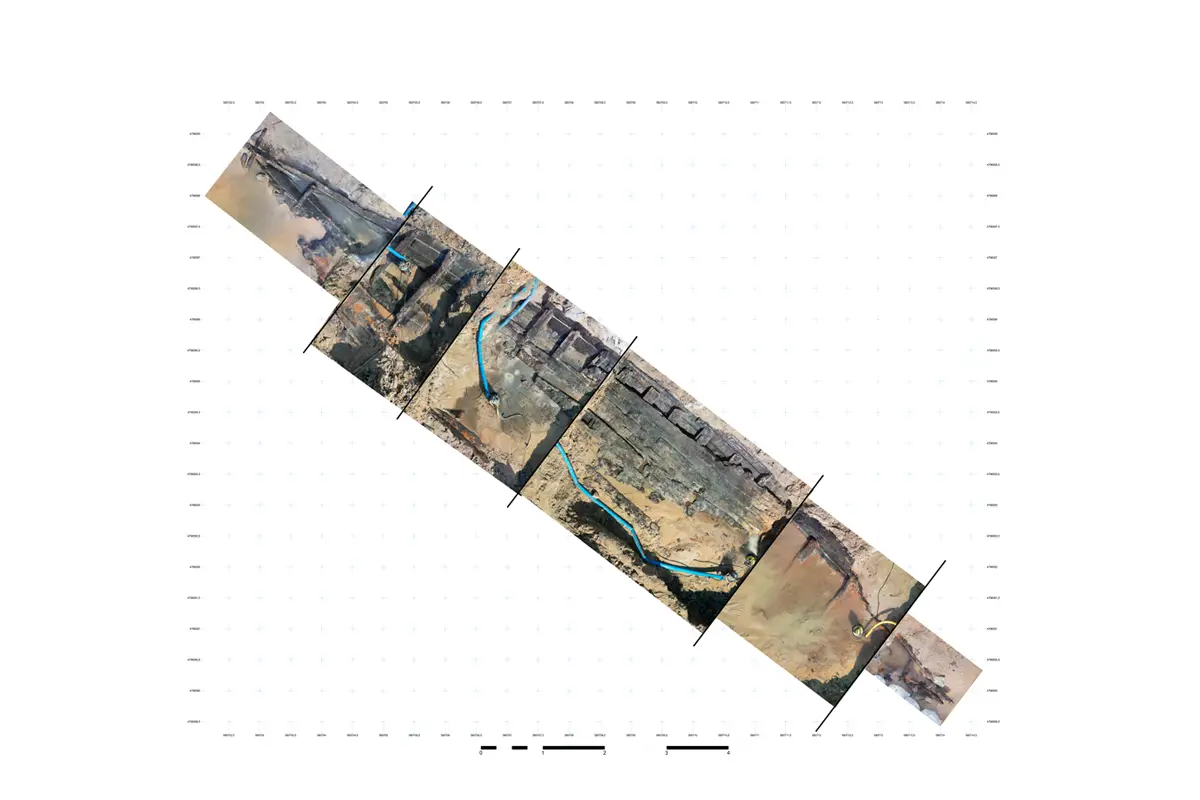 pecio ondarreta fotogrametria en fases y reconstrucción